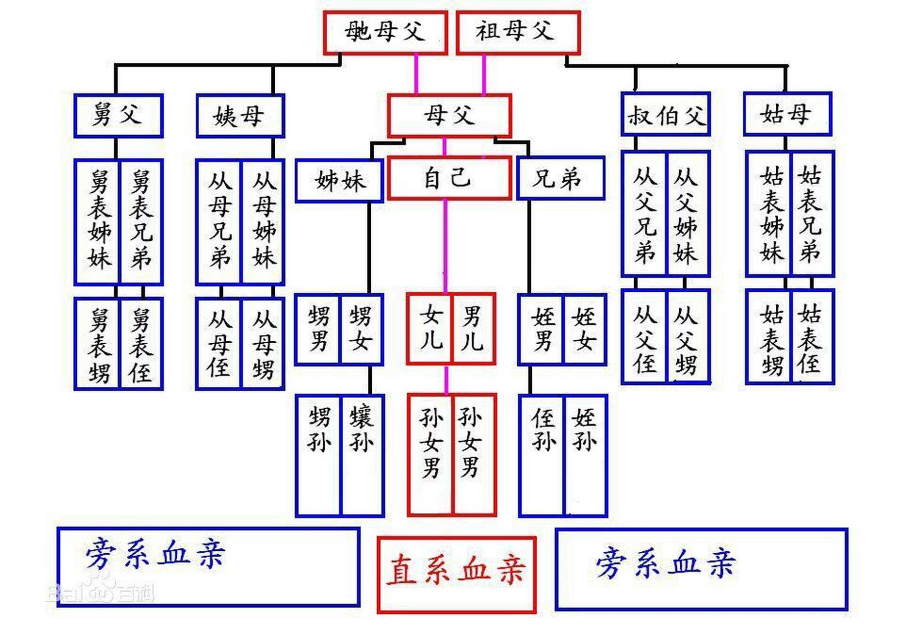 古代家庭关系称谓 1,父母的称呼 父母同称高堂,椿萱,双亲,膝下.