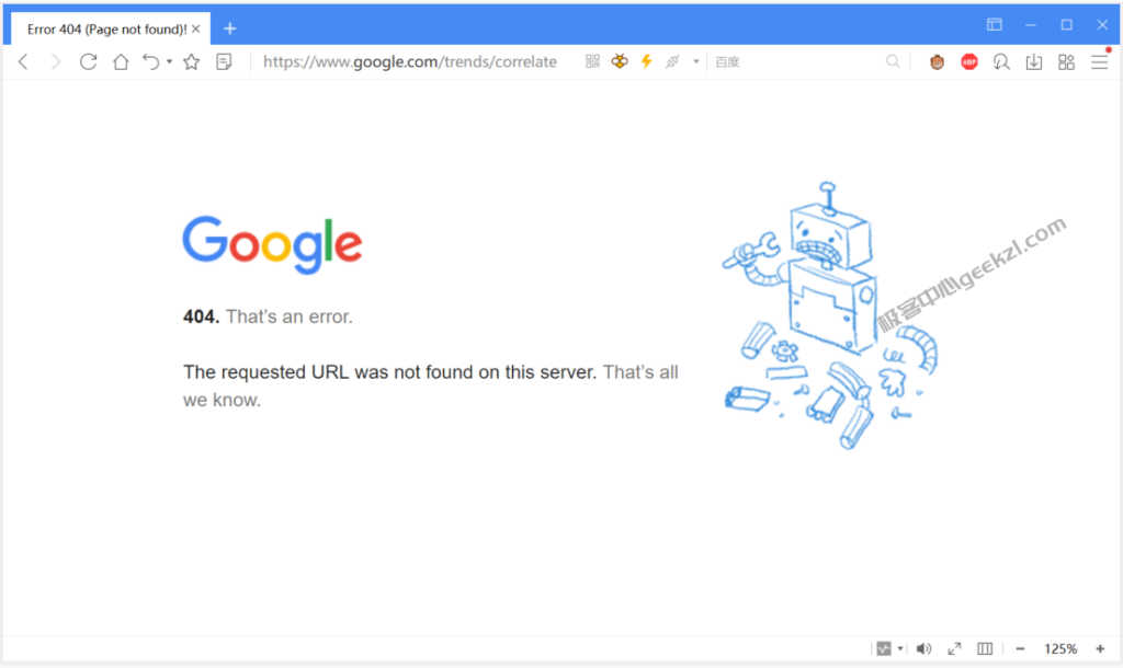 Google Corelate关闭-极客中心
