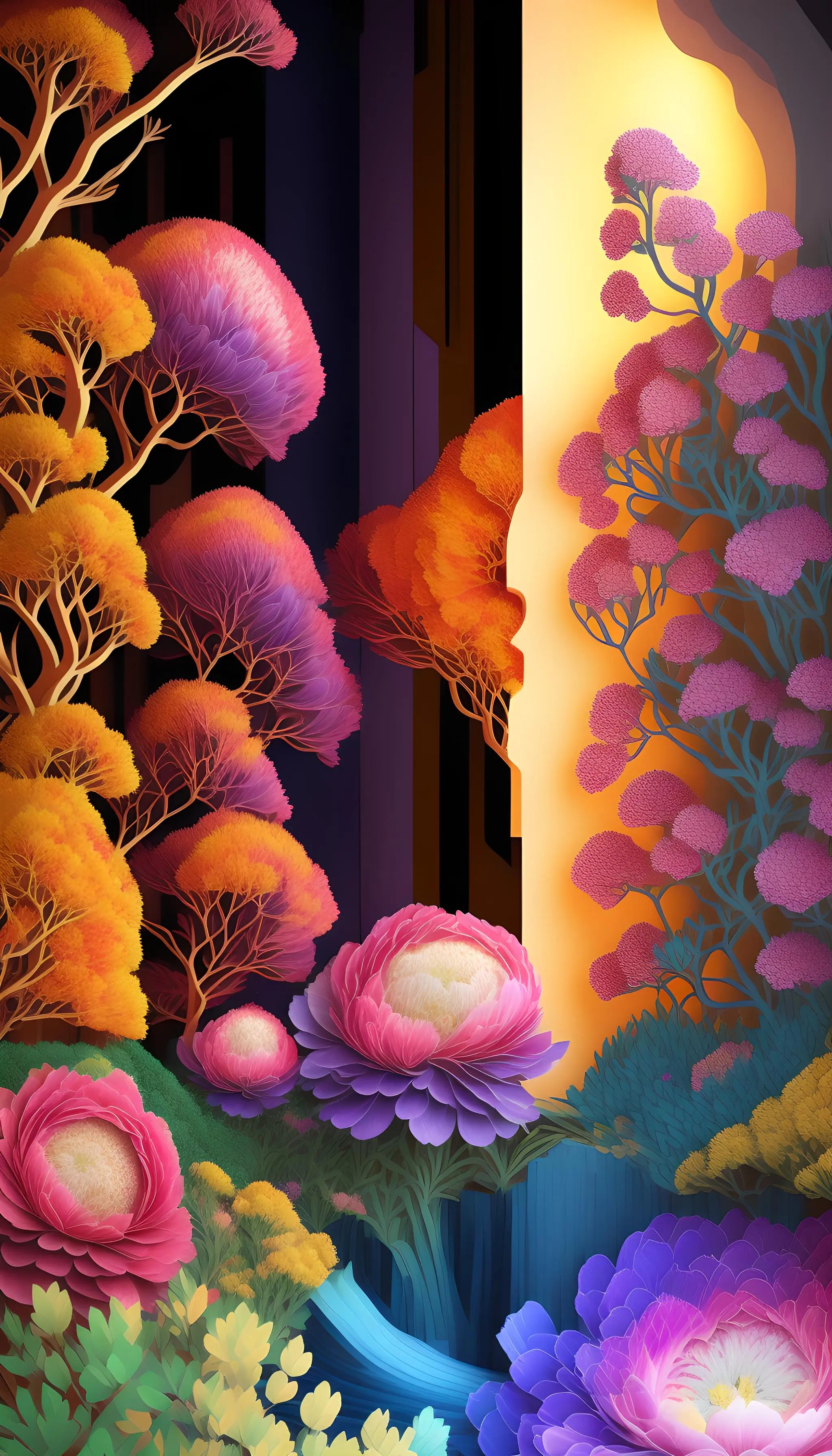 ai美图,惜花,惜人,惜青春