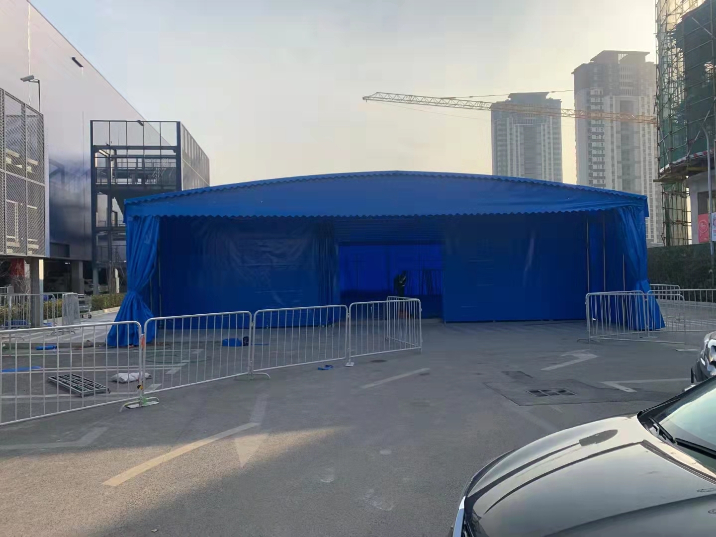 推拉雨棚移动雨棚排档雨棚活动雨棚篮球棚