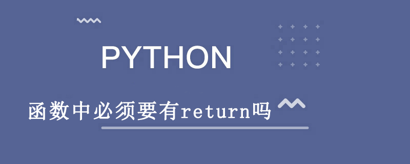 Python 函数是否必须有返回值？