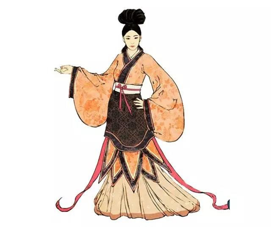 杂裾垂髾服-魏晋女子最华美的服饰