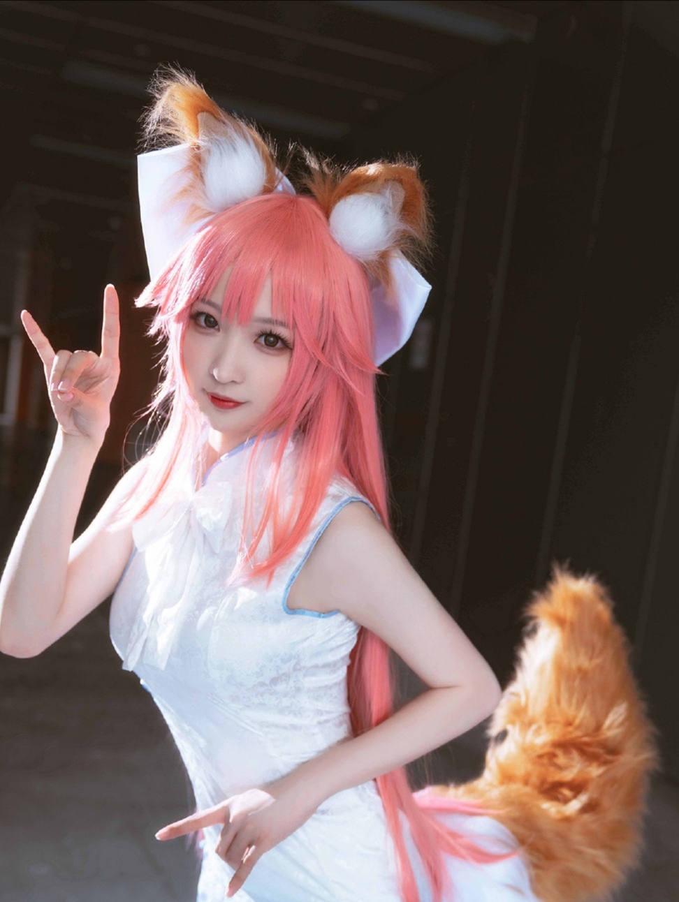 初物语动漫展:动漫二次元fgo狐狸少女cos,极致高颜值!