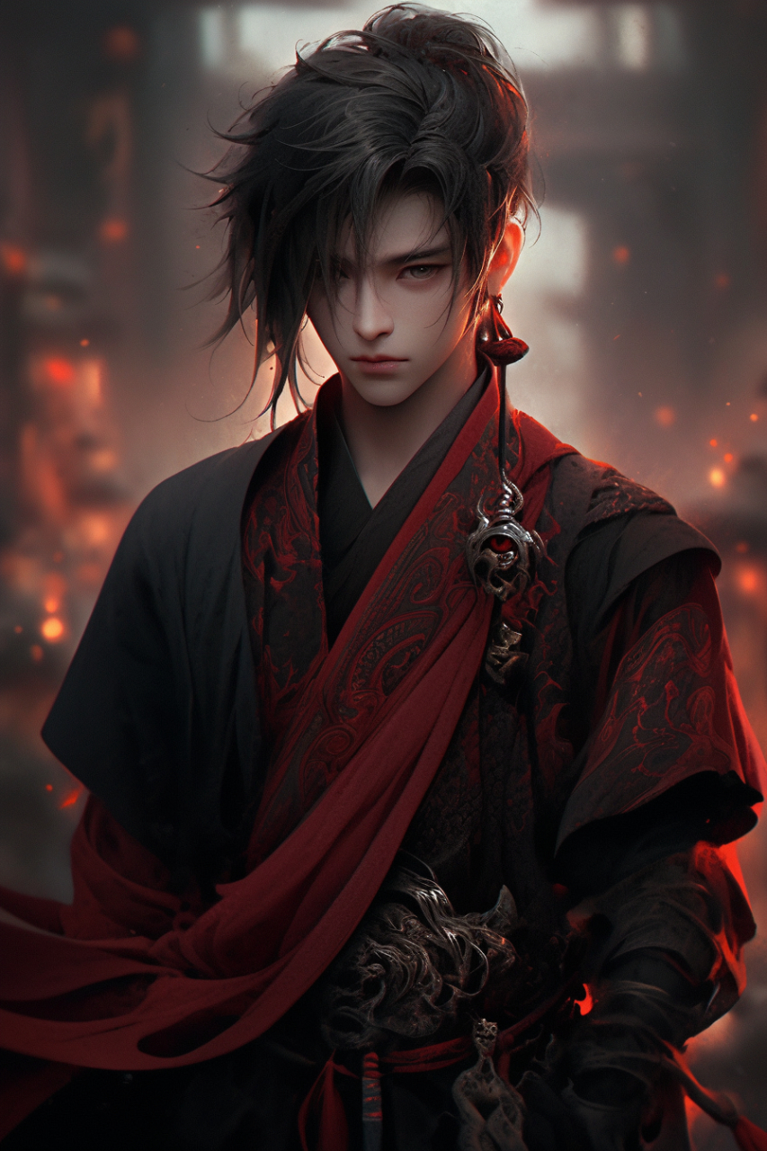 古风少年#ai绘画# #二次元# #壁纸