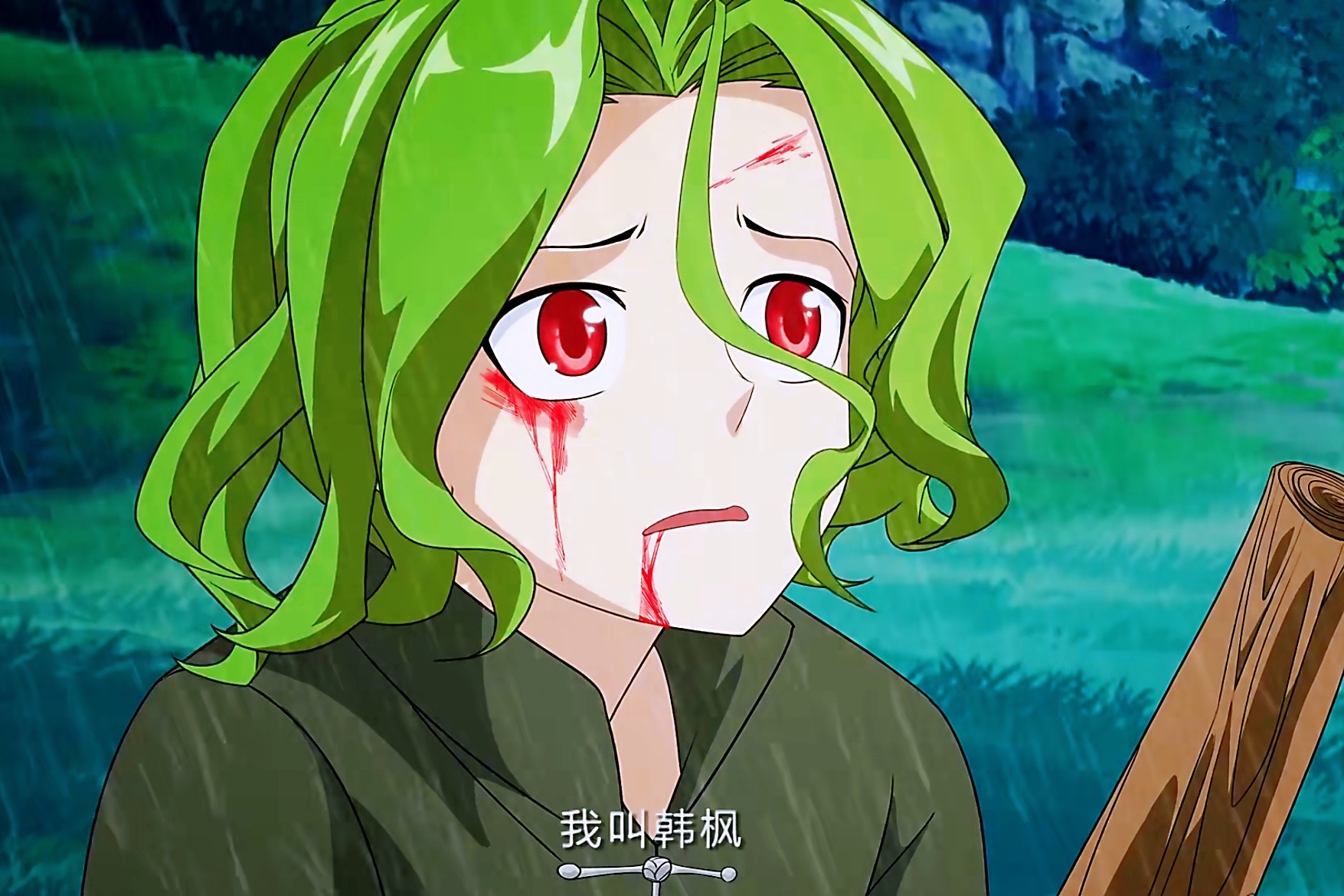 韩枫放着药尊者徒弟不做,非要去黑角域当盟主,最后却被一脚踢死