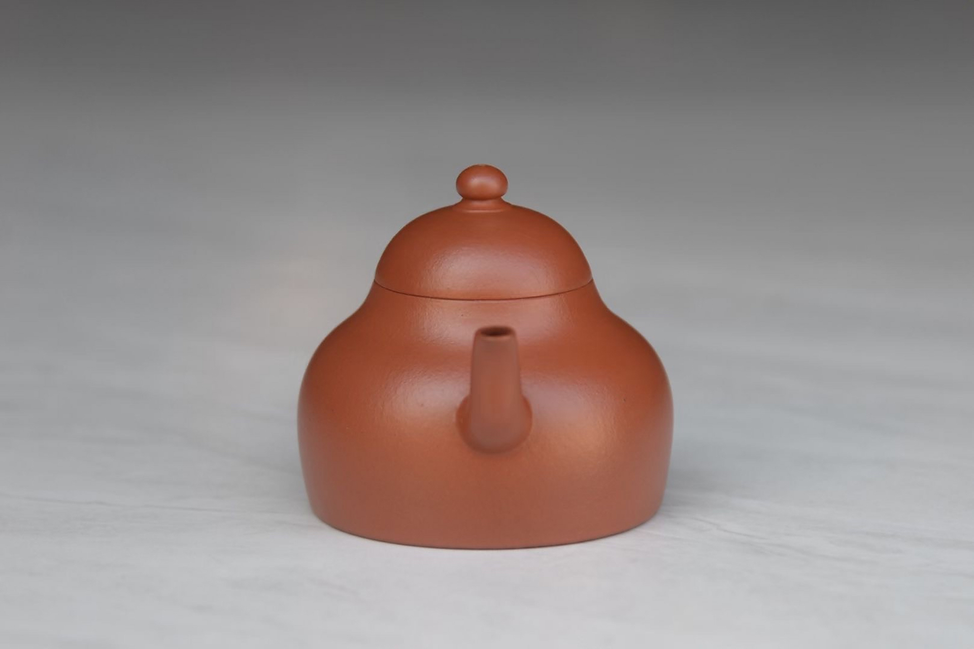 余波(师承朱勤勇) 笠帽壶 67原矿朱泥,130cc#紫砂壶# #全手工