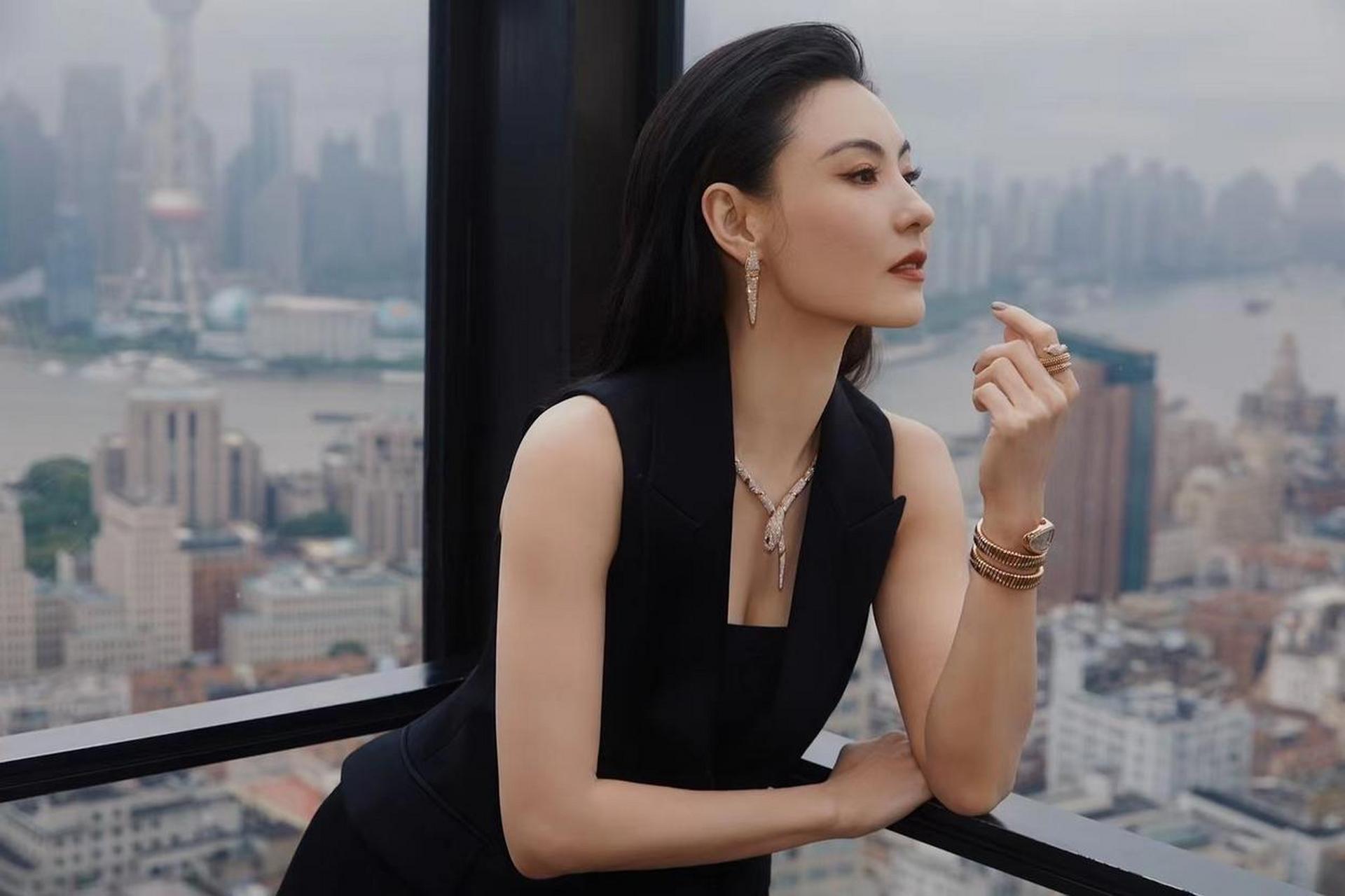 张柏芝珠宝养人,贵气逼人!