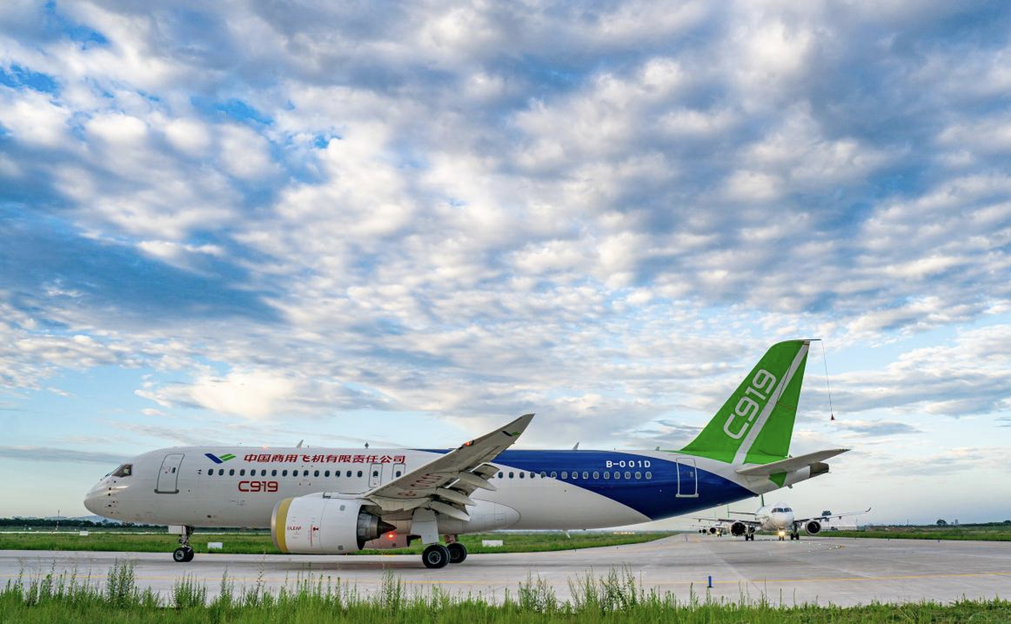 第二架国产大飞机c919入列# 又一架大型客机,国产大飞机的商业运营