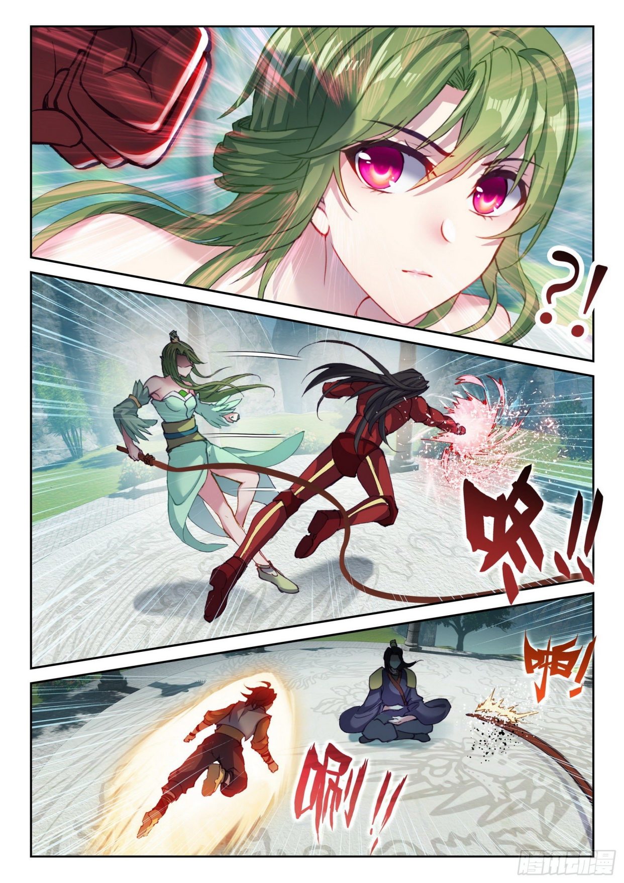 武动乾坤:妖女穆红绫拨云撩雨,林动不为所动:远古密钥比你更香