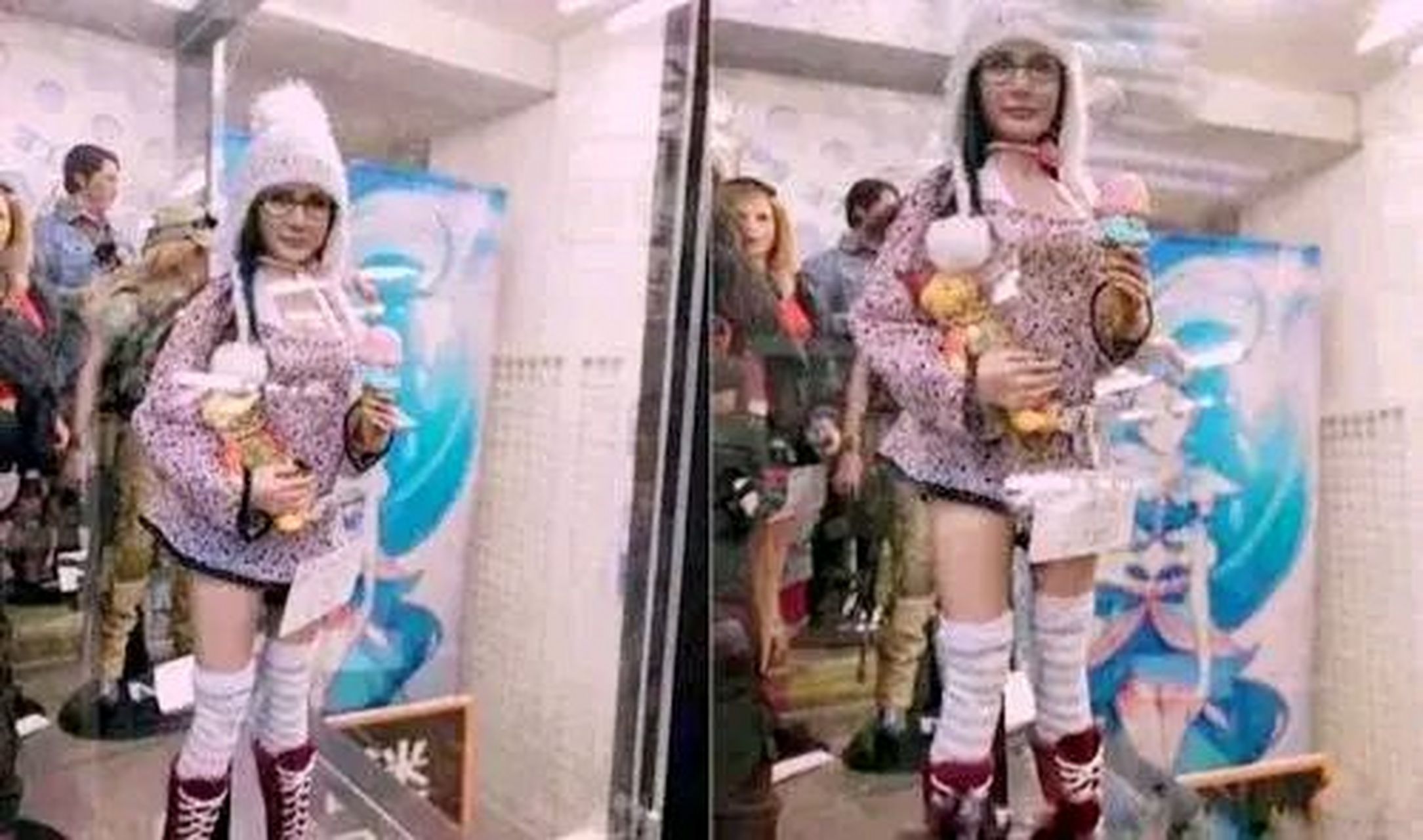 在网上看到日本人推出杨幂版"硅胶娃娃",人物塑造的惟妙惟肖,酷似真人