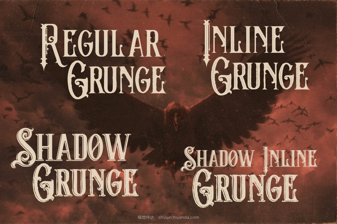 The Crow - Vintage Style Font-1.jpg