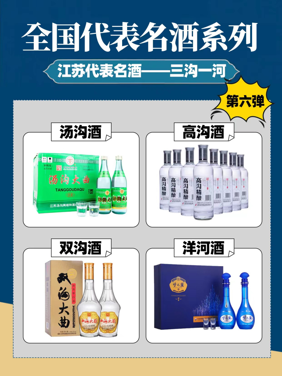 全国代表酒系列之江苏 江苏代表名酒