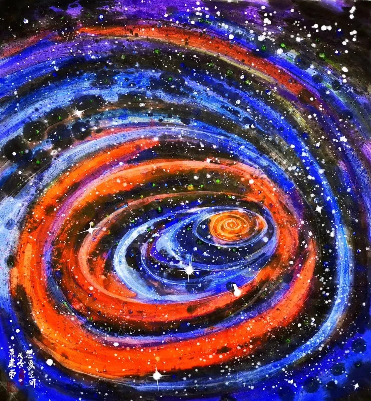 书法# #传统文化# #油画# 【著名艺术家黄建南油画作品赏析】组图 