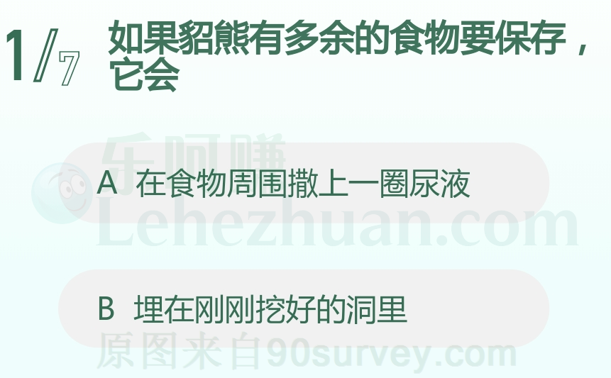 貂熊保存多余的食物会在食物周围撒上一圈尿液