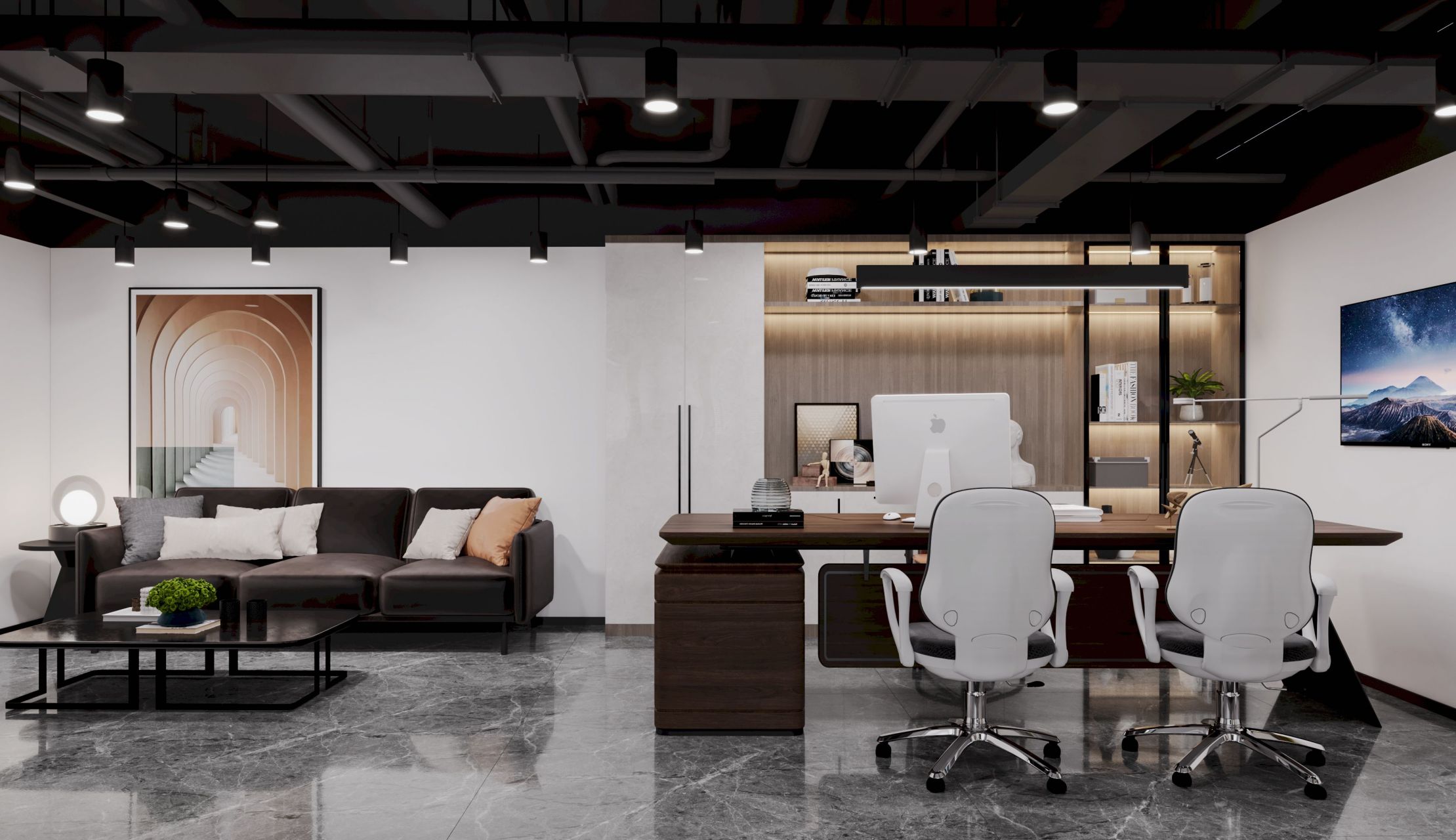 小型合肥办公室装修设计效果图分享~ #合肥办公室装修# #合肥办公室