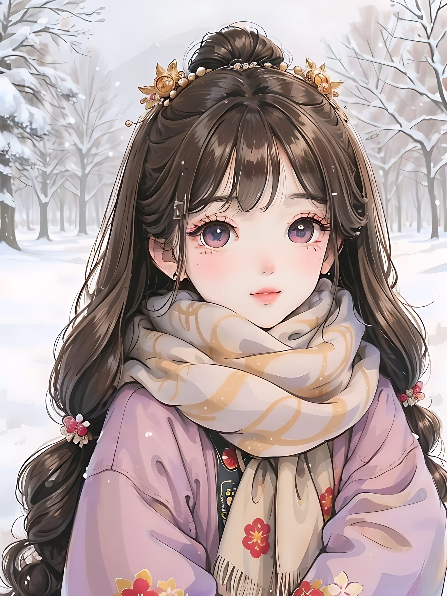 唯美女生动漫图