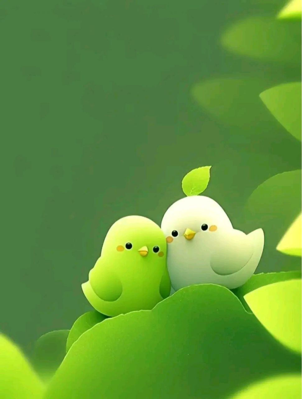 这护眼壁纸不仅绿色养眼,还超级可爱,拿走不谢[嘿哈][嘿哈][嘿哈]