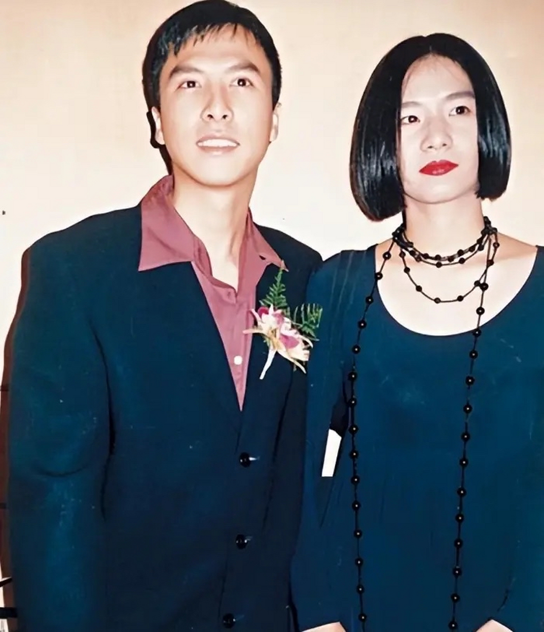 1994年,梁静慈和甄子丹离婚后没多久,发现自己怀孕了.