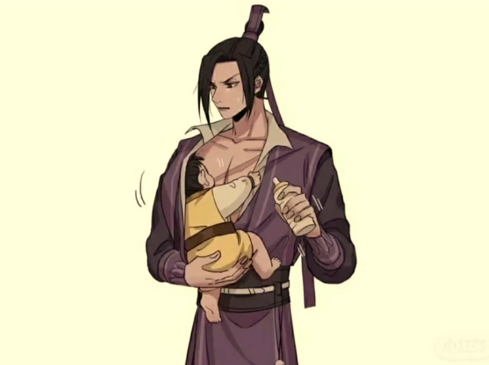 江澄的带娃日常~[二哈]#魔道祖师# #漫画