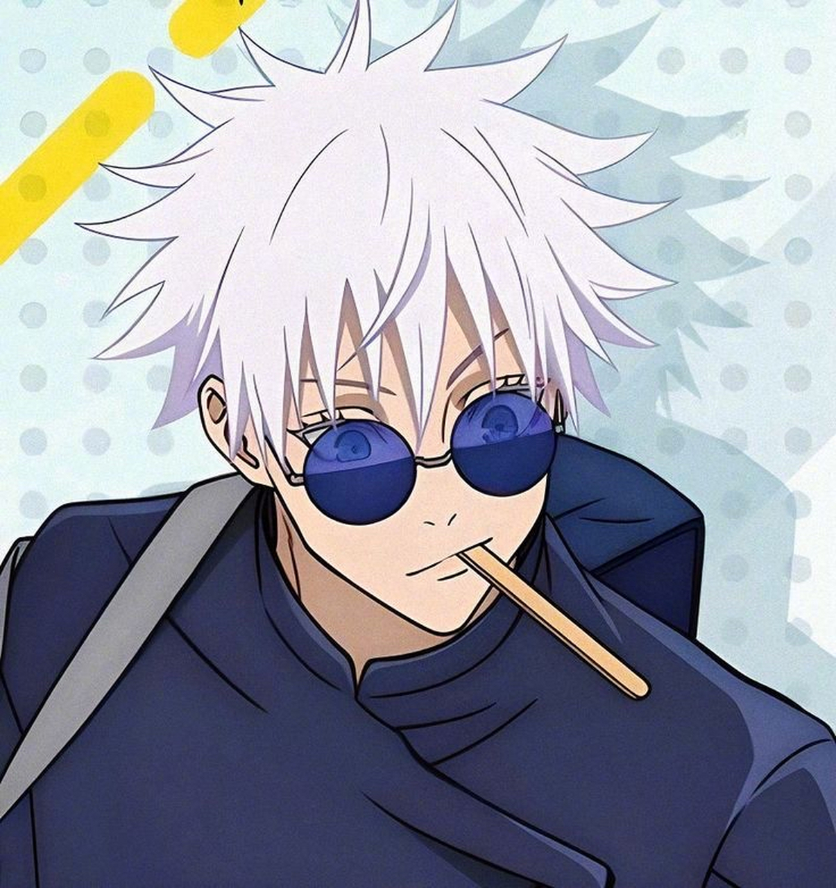 有没有被鹤发童颜的五条悟帅到呢,简直帅的一批!我要拿来当头像.