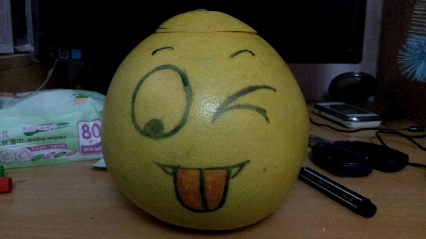 用柚子做个emoji表情包