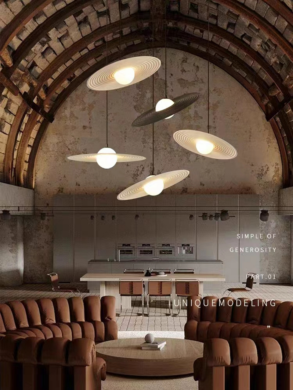 创意餐厅吊灯 宇宙银河 创意室内设计