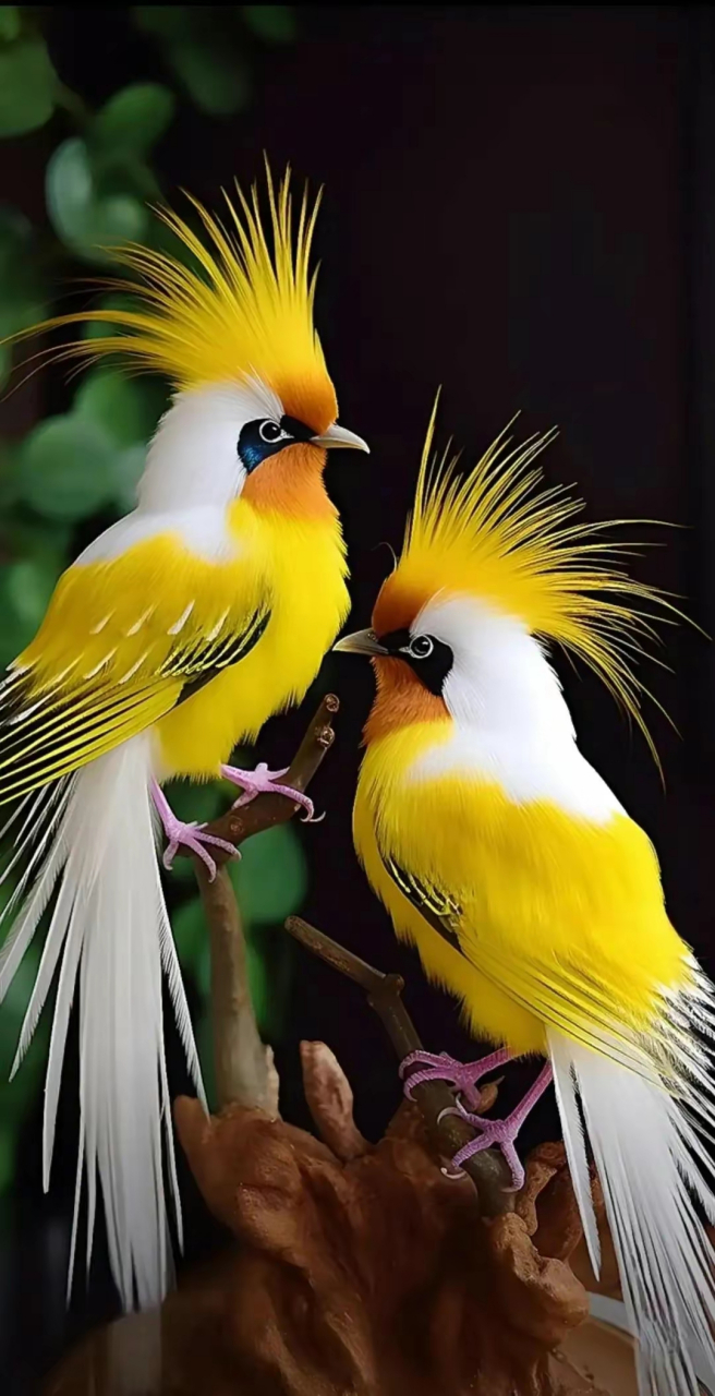 漂亮的鸟儿成双对