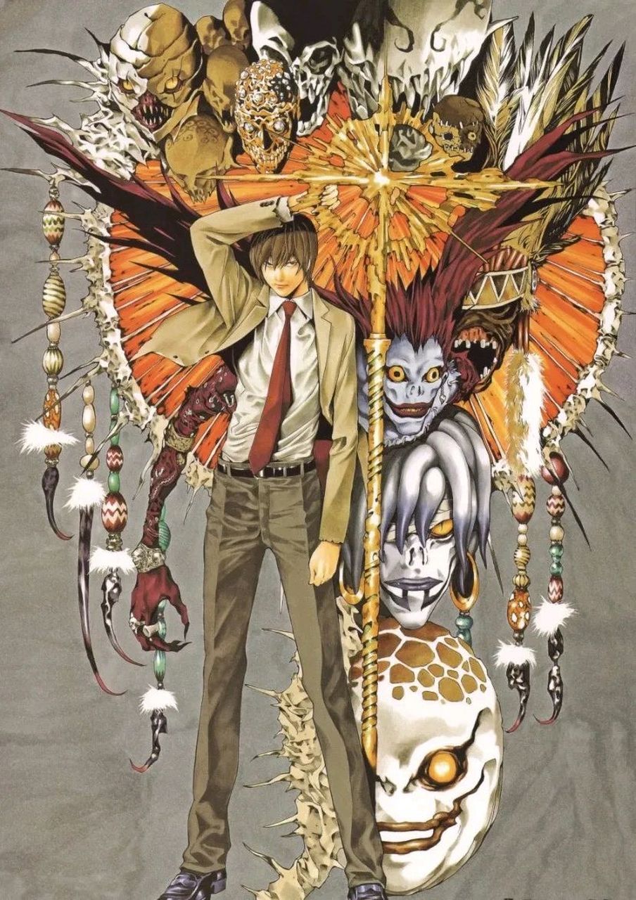 动漫# #插画# #死亡笔记