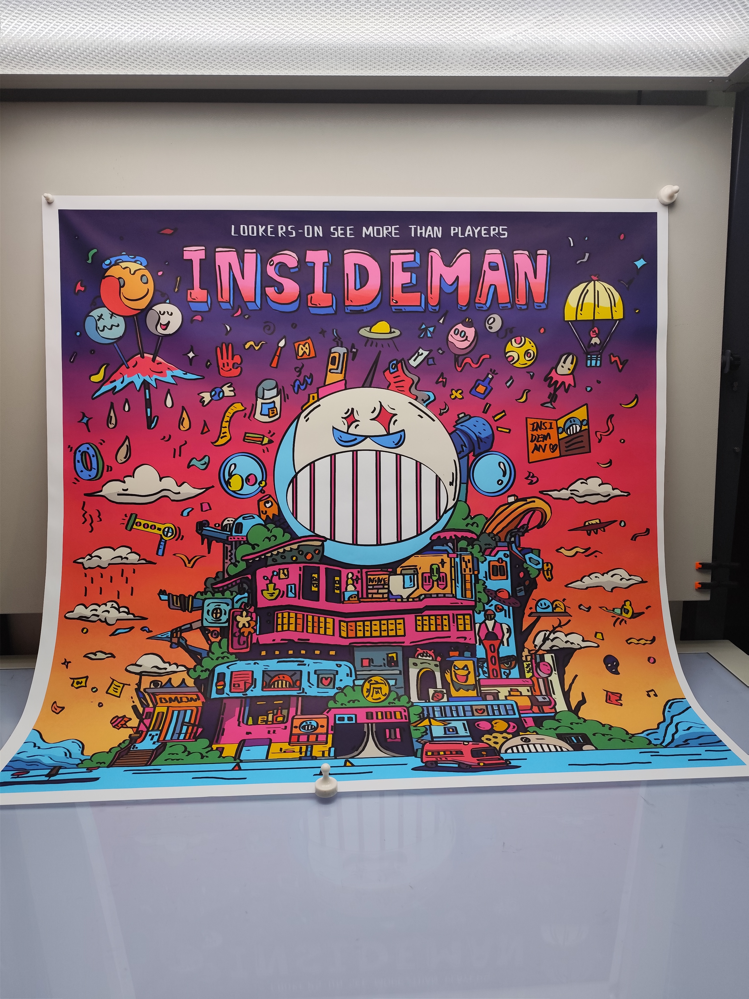 广州设计周海报打印|艺术微喷rgb直出