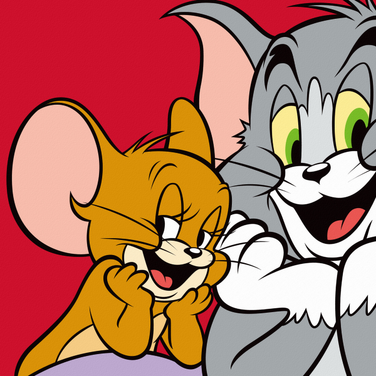 "猫和老鼠"情侣高清头像