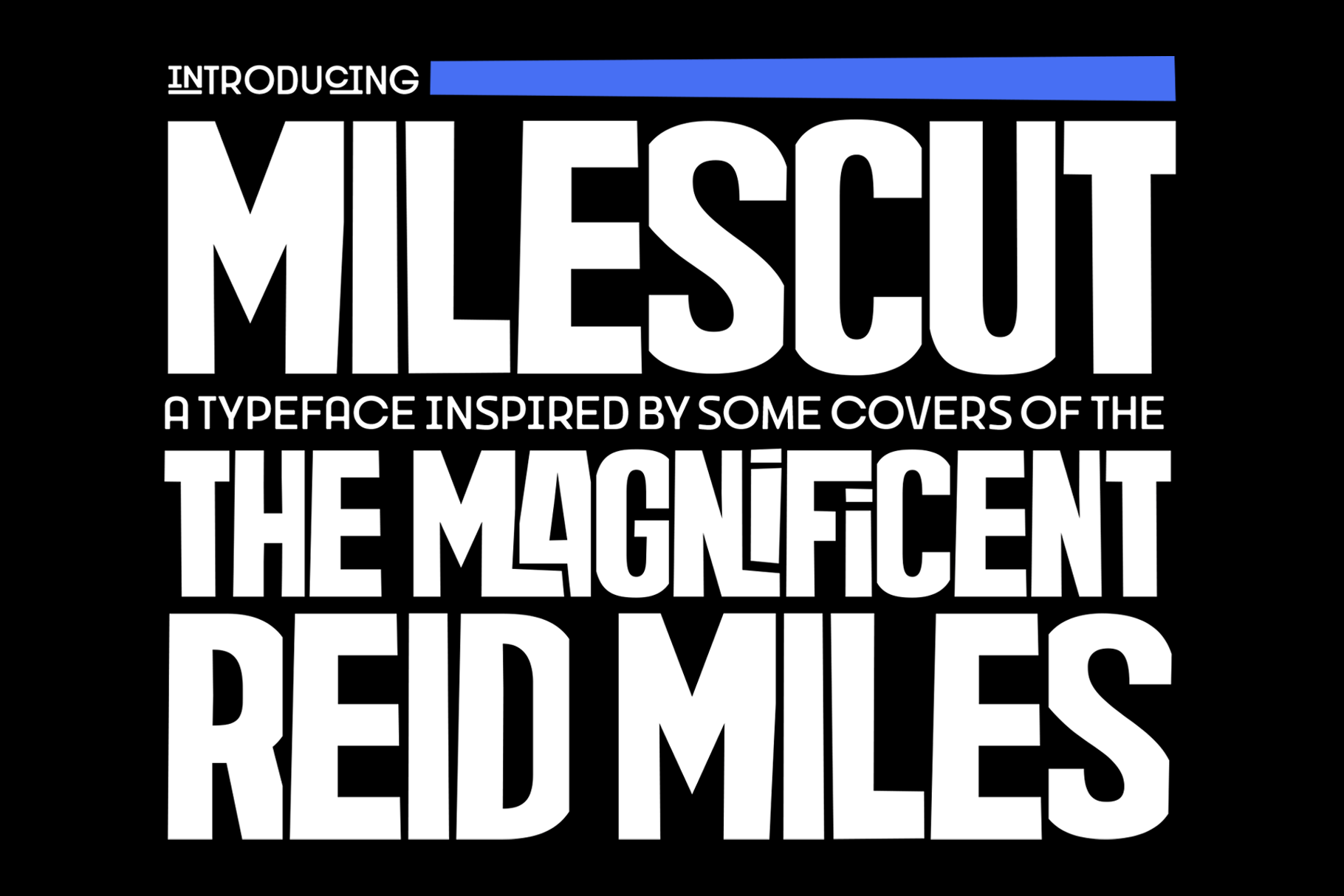 Milescut Font