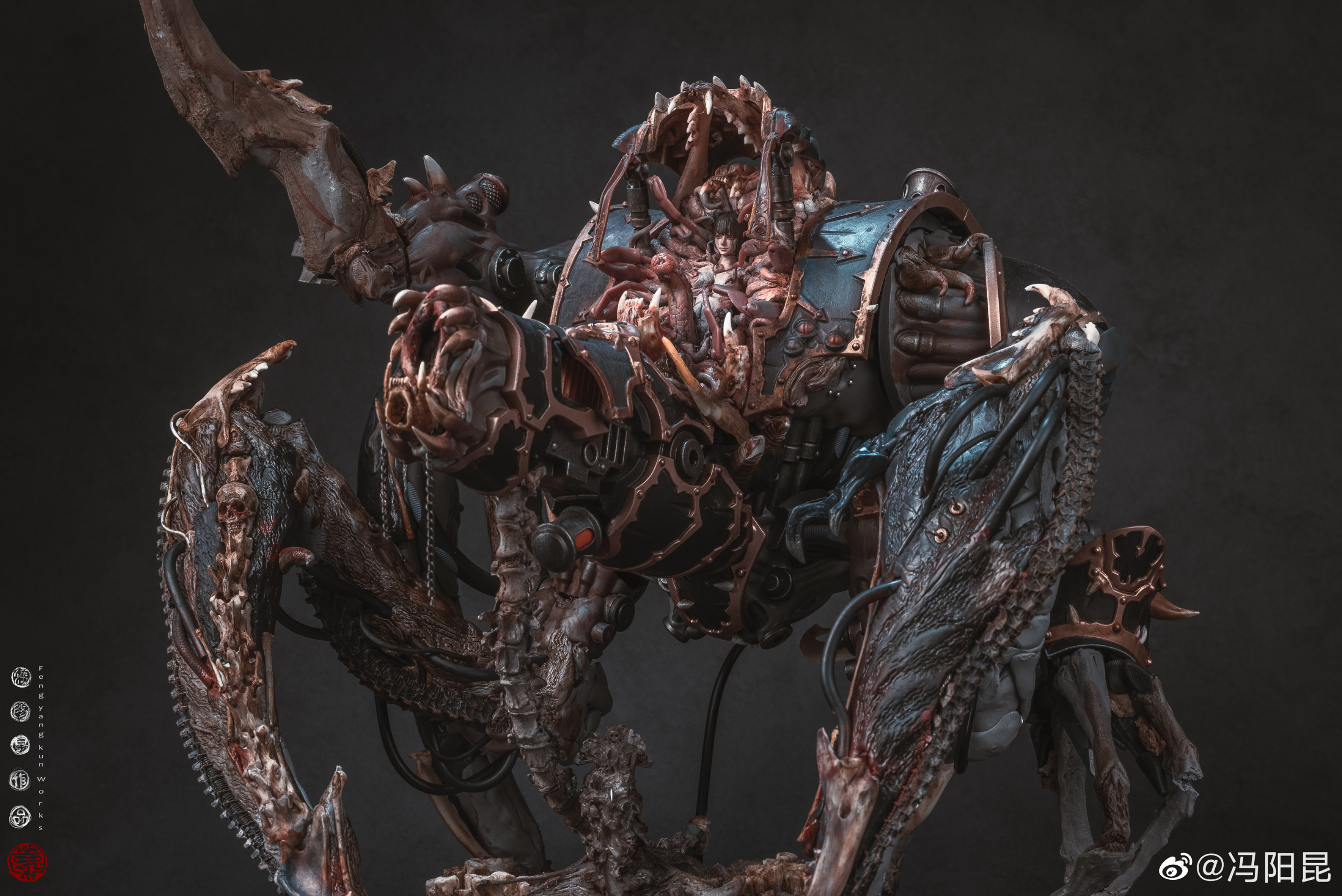 冯阳昆老师作品欣赏:地狱兽