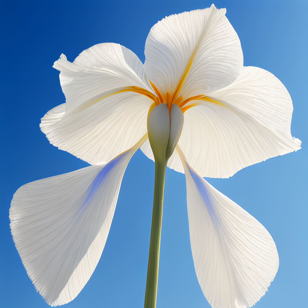 白色鸢尾花代表纯真