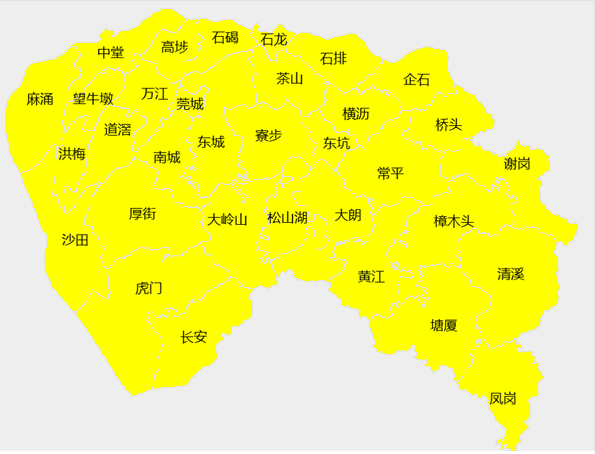 东莞市10强镇街:长安镇第1,东城街道第5,寮步镇入围