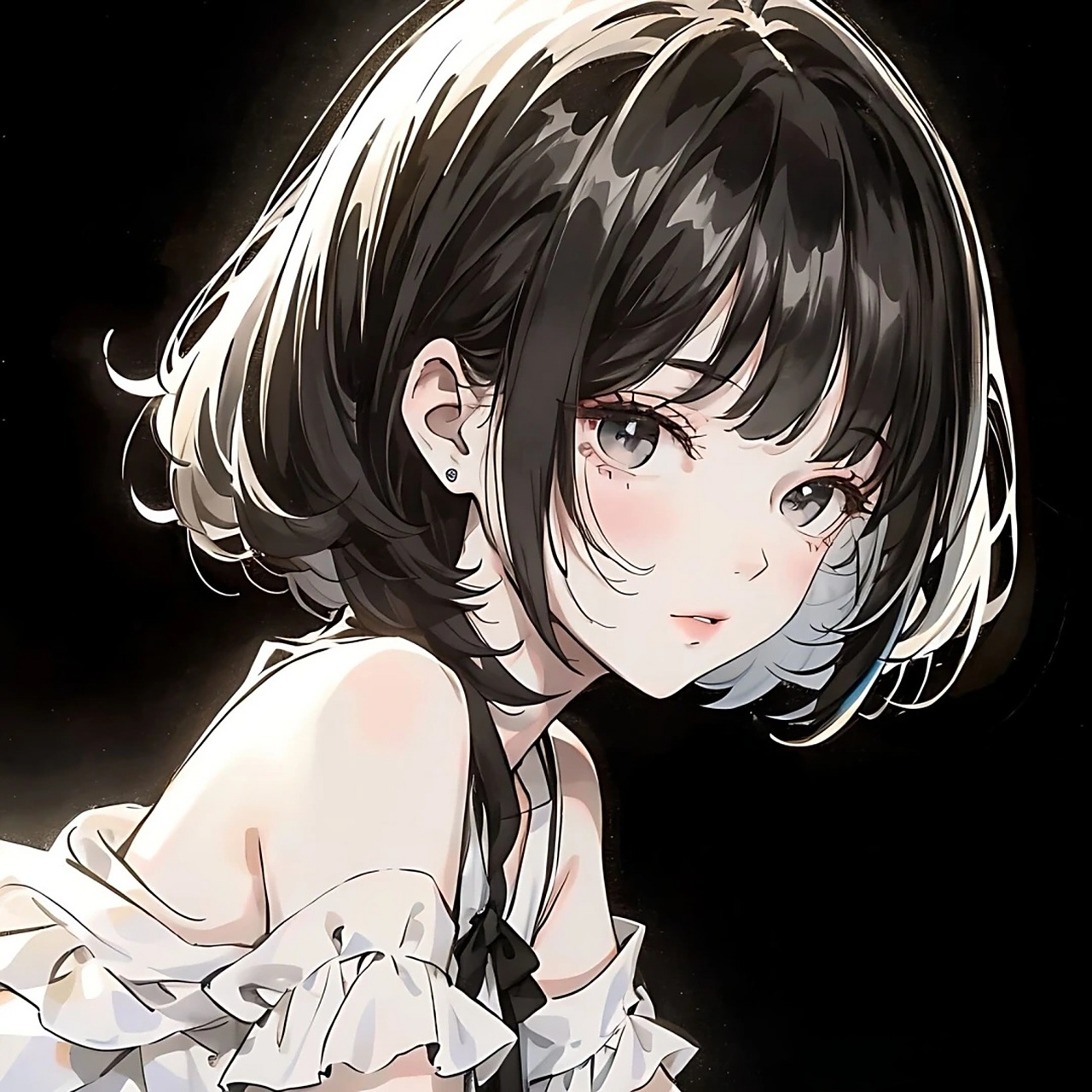 短发女孩真的是又酷又刹,可盐可甜,短发姐妹快看过来,来领新头像啦!