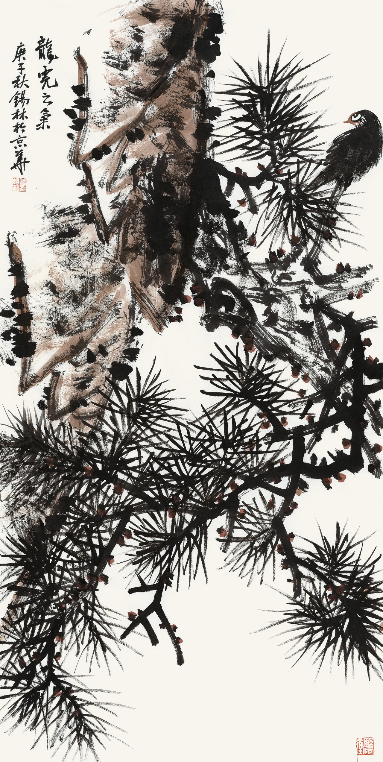 著名画家潘锡林花鸟画作品集赏析