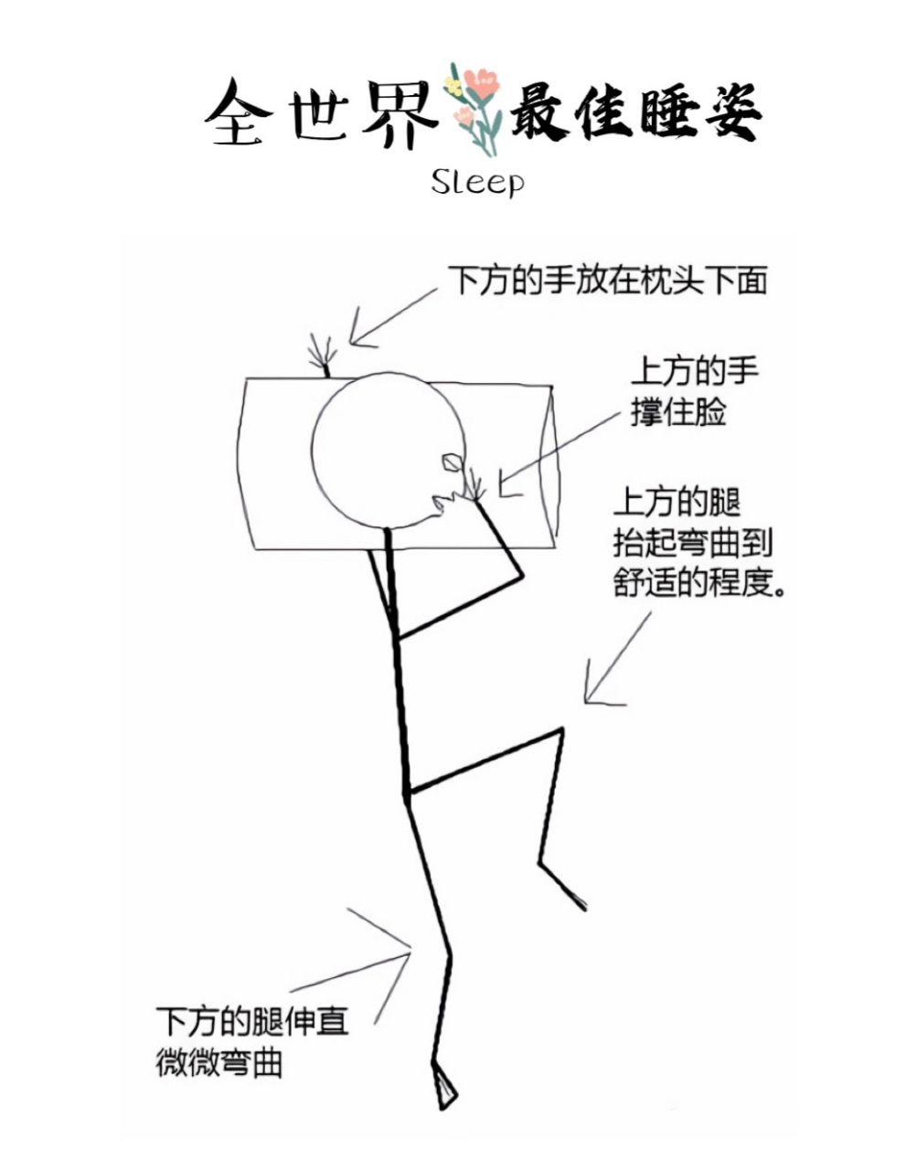 全世界统一的最佳睡姿#动态创作月 虽然睡觉的姿势千千万,但还是有