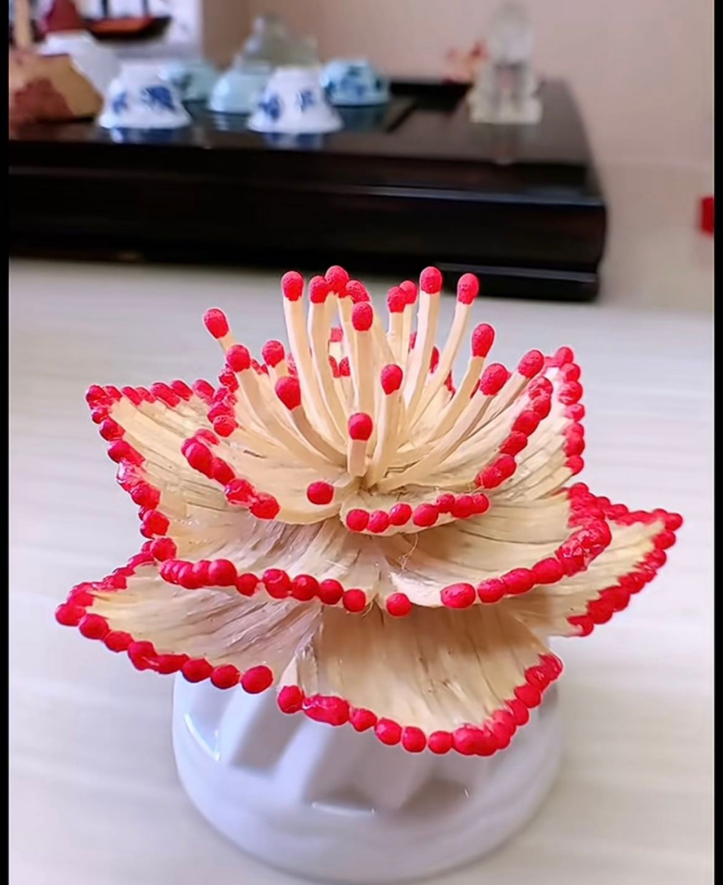 好漂亮,简单的火柴棍玩出了新花样.每一张都是惊艳的花.