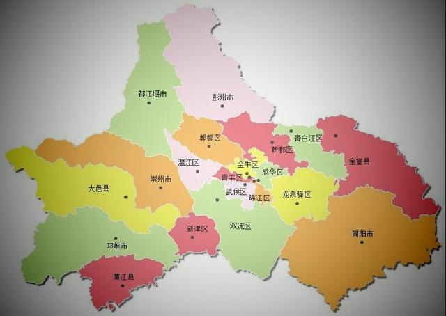 重庆和成都地图位置图片