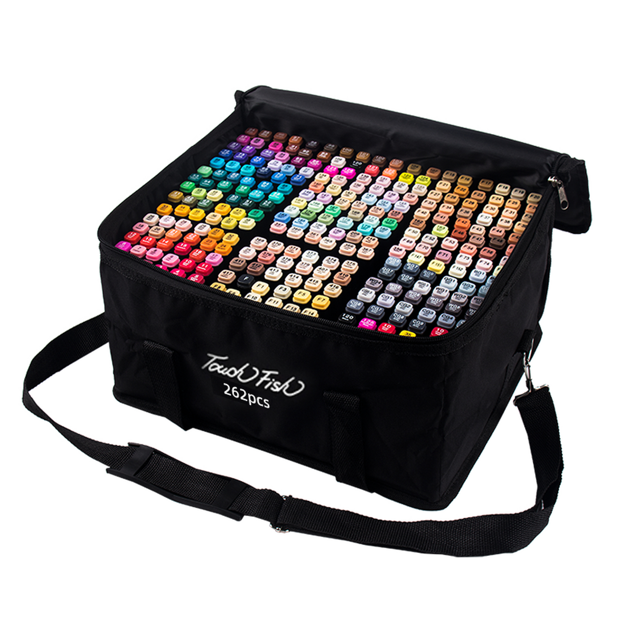 touch fish 马克笔套装学生动漫油性水彩笔双头绘画画笔儿童女生男孩