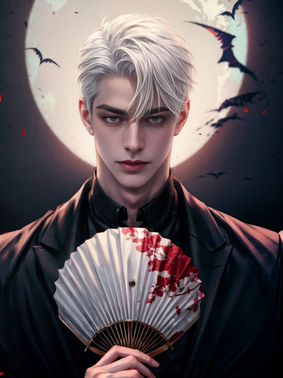 ai绘画·帅哥头像第 4 弹 万圣节暗黑男神 #二次元# #动漫# #帅哥