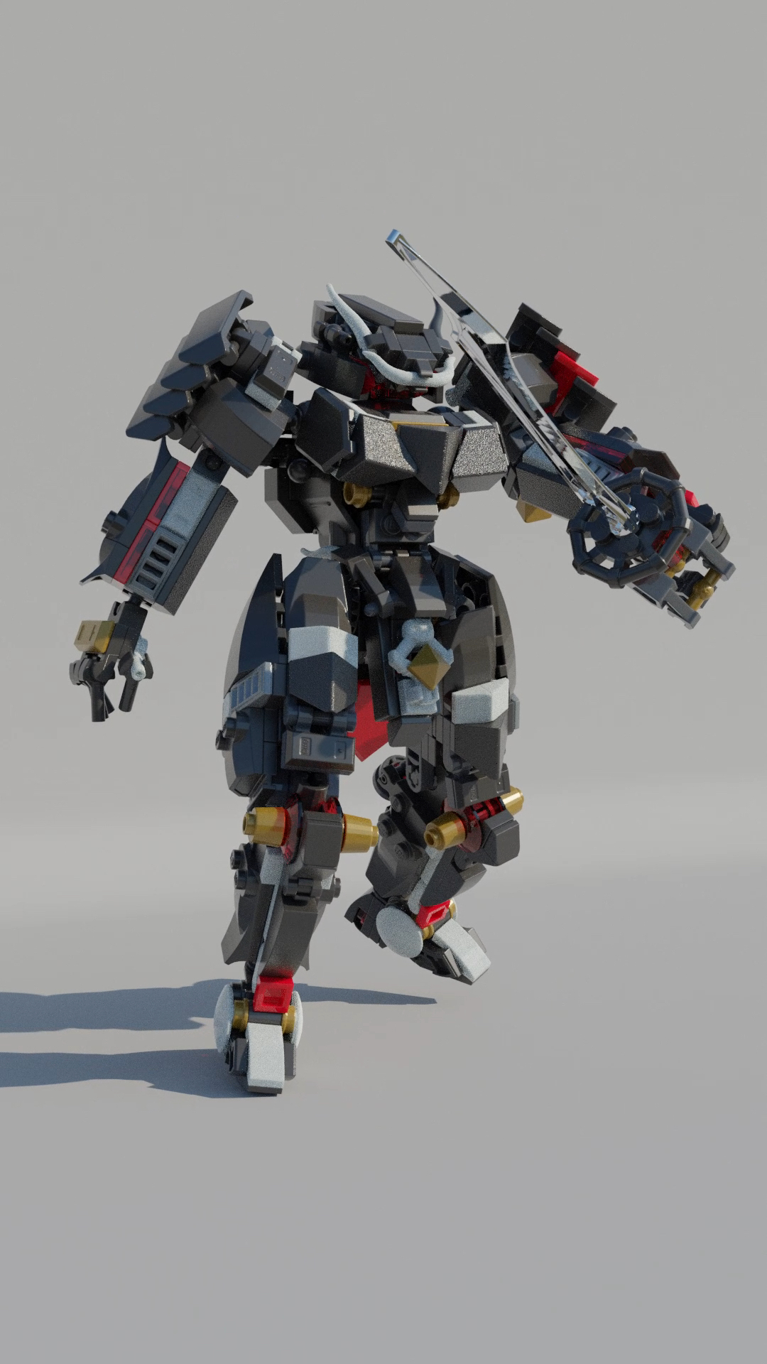 乐高机甲黑武士