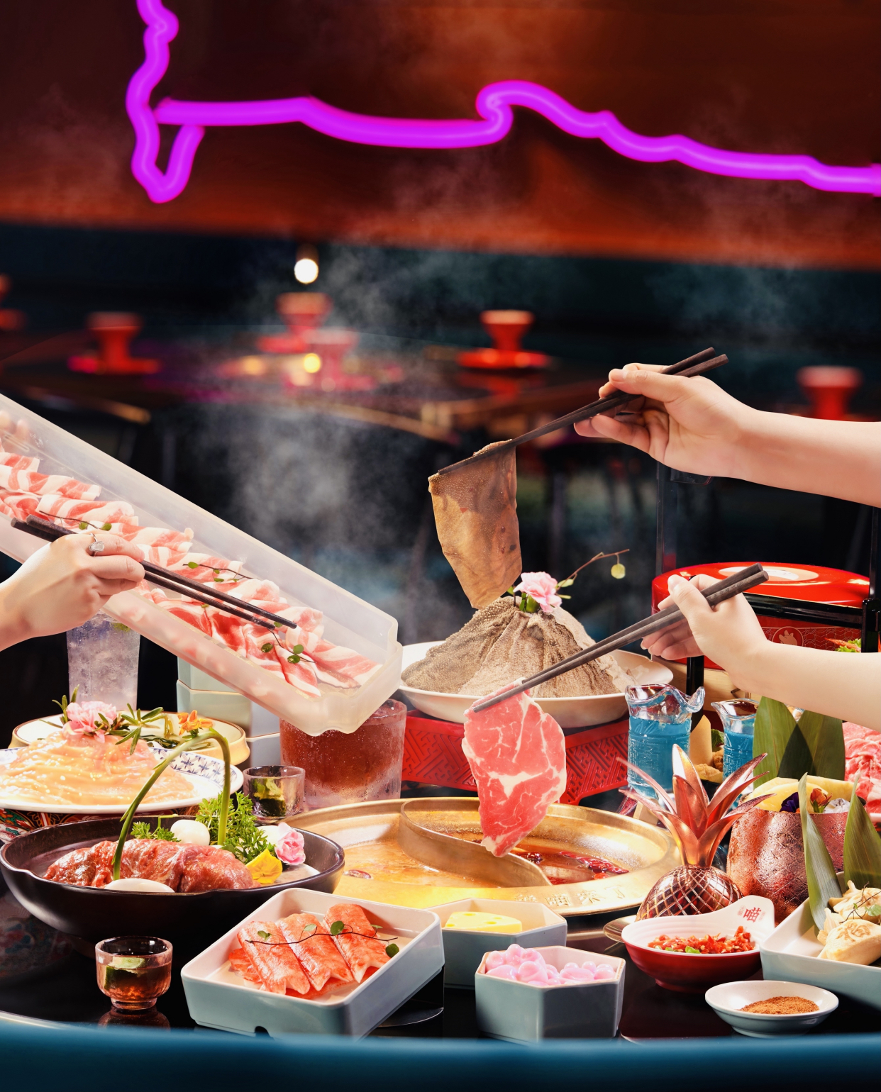 熊喵来了火锅入驻长春北湖吾悦广场,心机熊喵萌系火锅,敬请期待