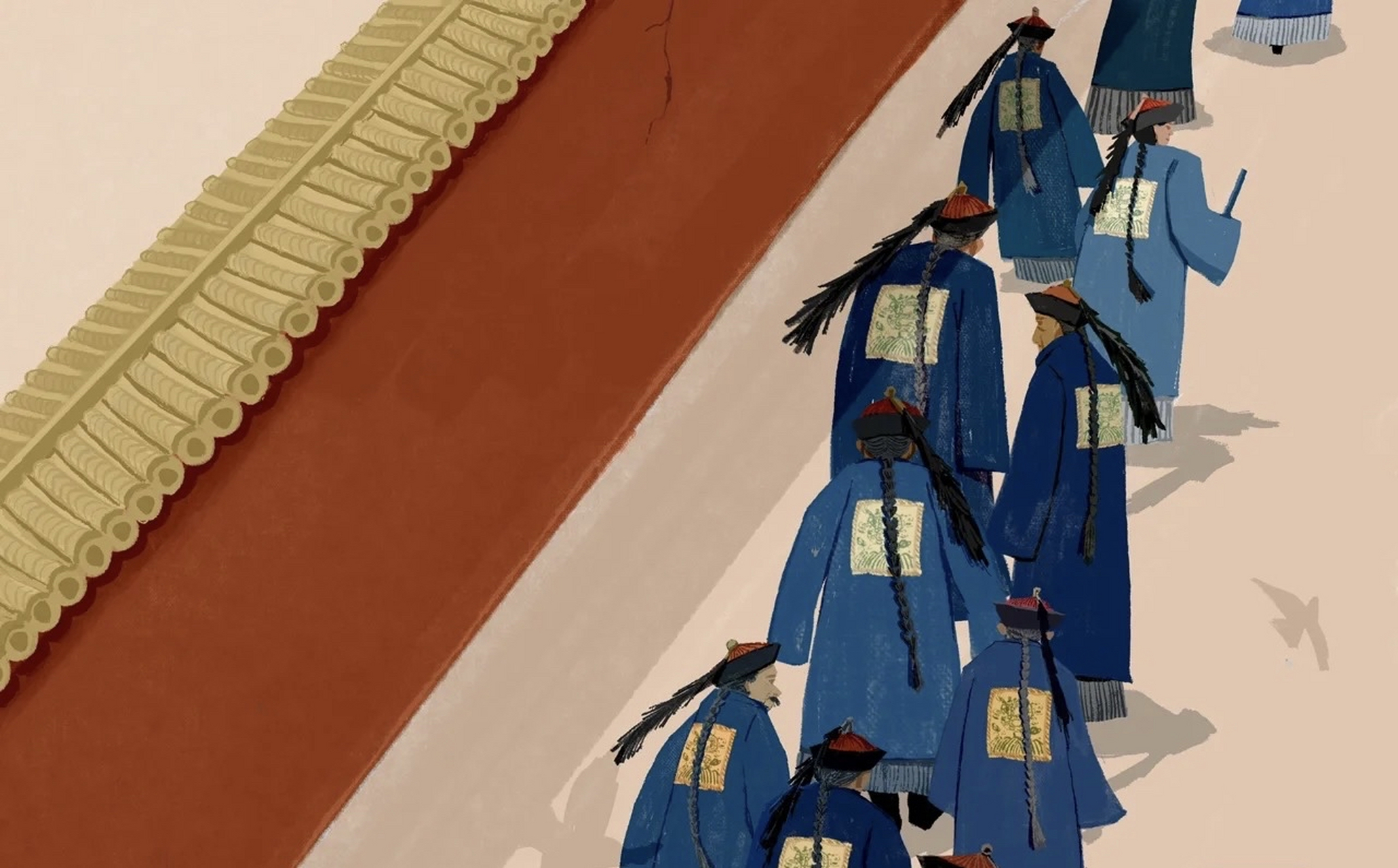 是不是也是我们上早八 上早班一样想睡觉 从古时起