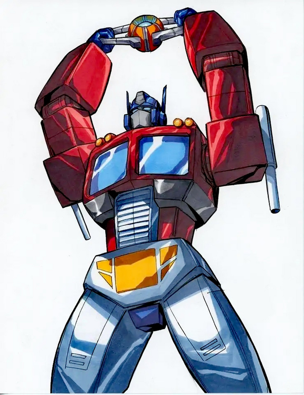 动漫# #插画# #变形金刚# #优质作者榜