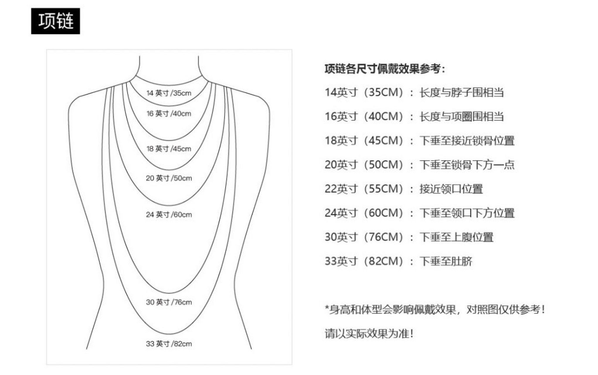 量尺寸参照图图片