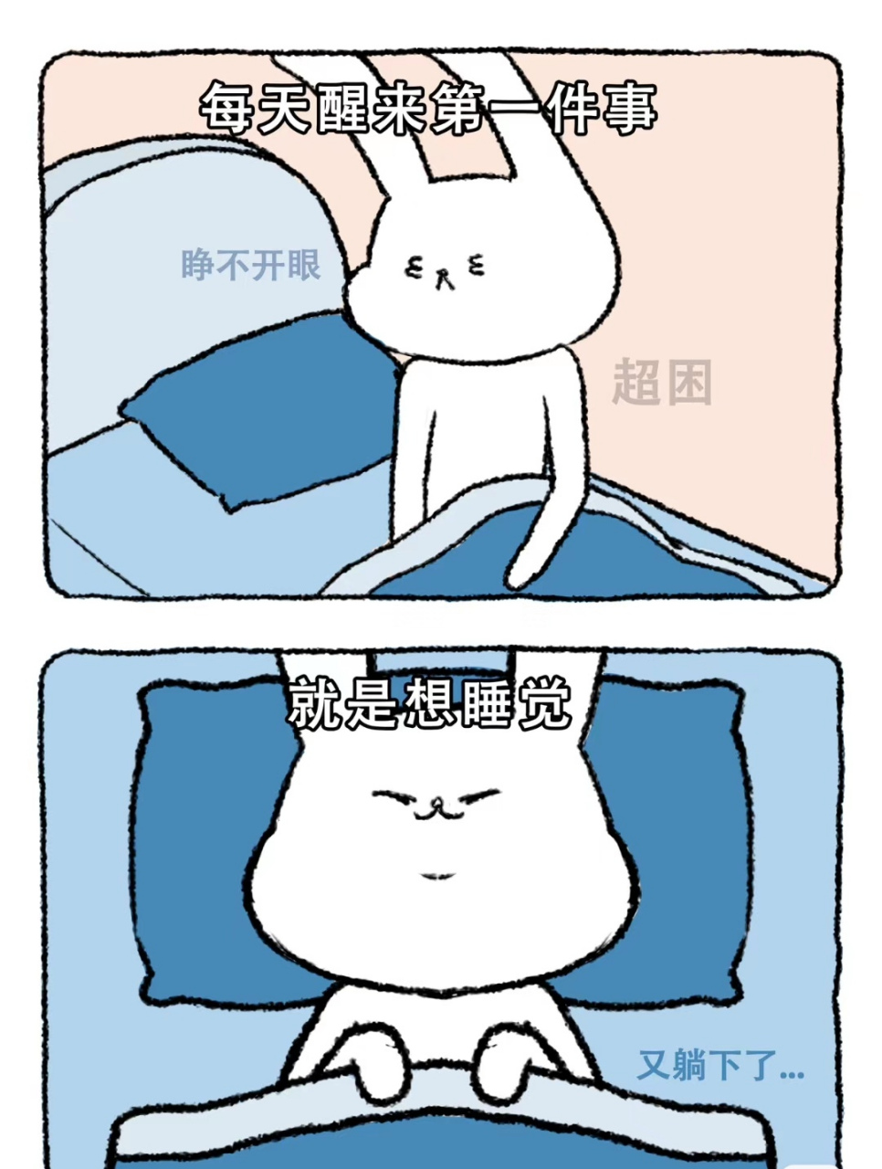 每天醒来第一件事就是想睡觉#趣味搞笑# #表情包