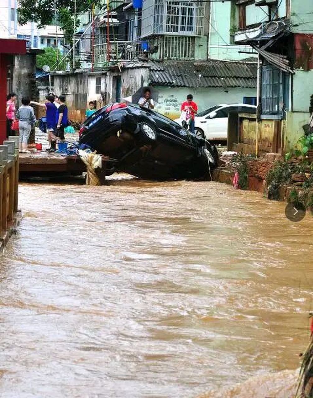 河北遭受特大暴雨洪水灾害.
