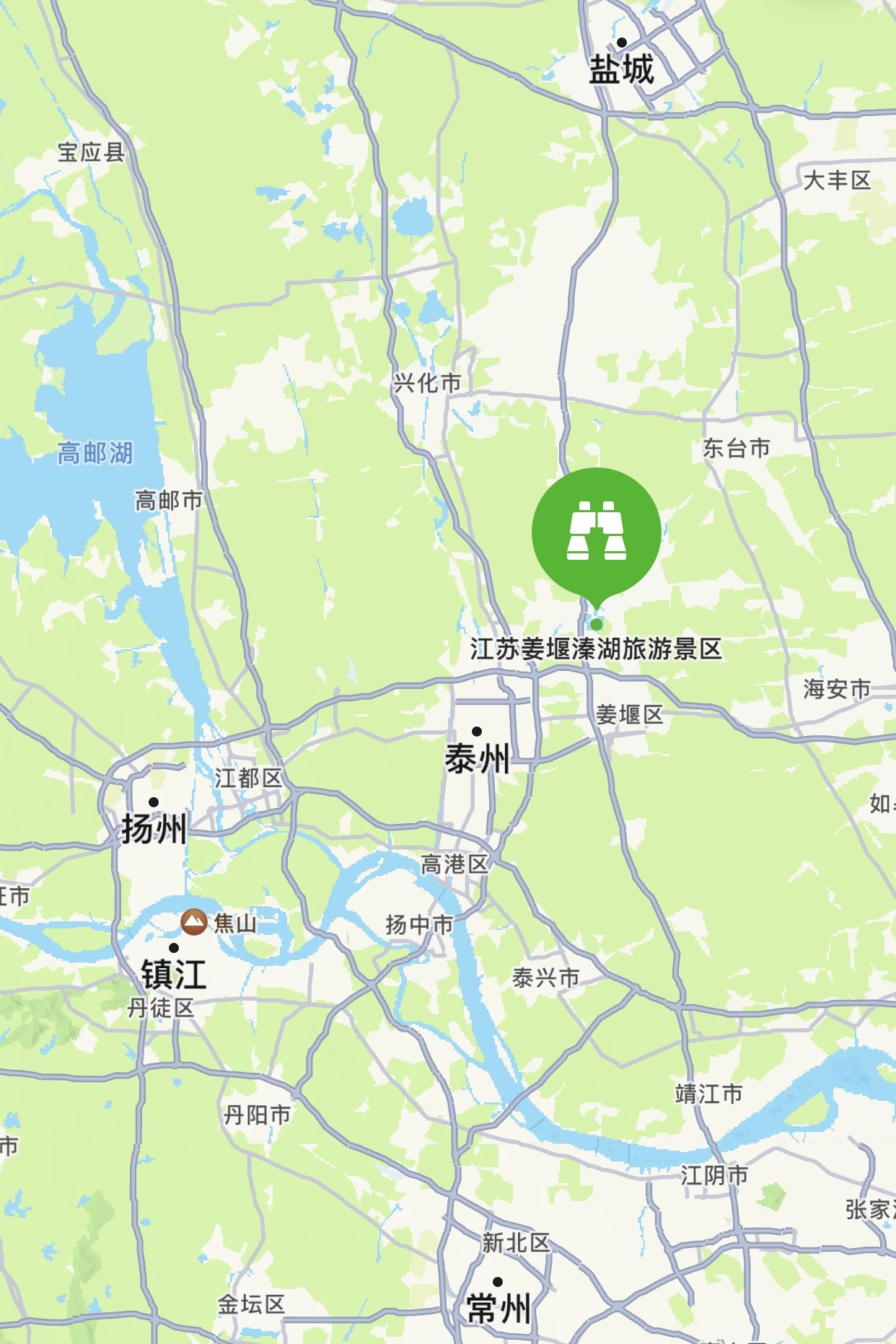 江苏省——姜堰市溱湖旅游景区5a