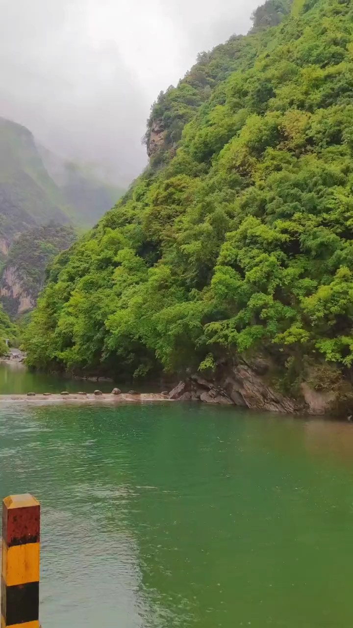 甘肃陇南徽县三滩风景,大自然天然氧吧